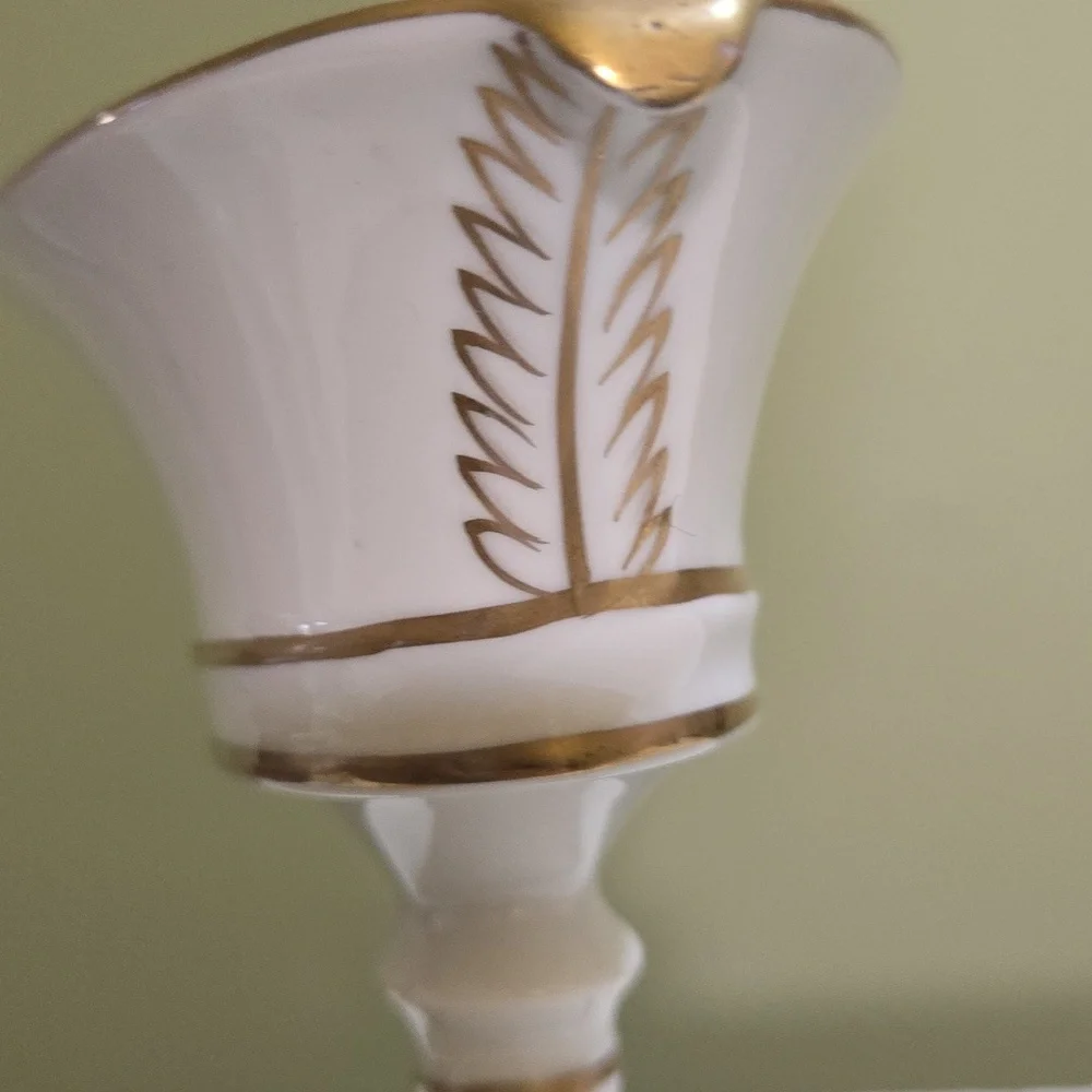 Vintage Gilt Porcelain / Footed Bowl.
